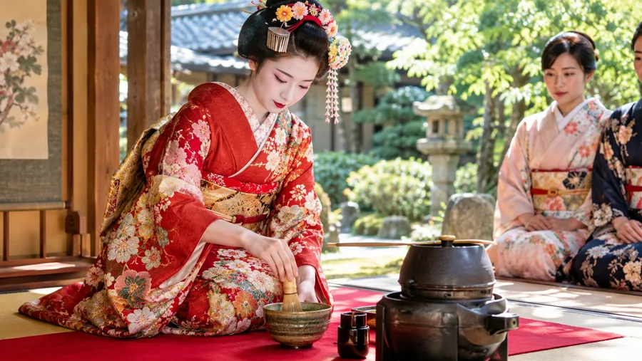 Kyoto Geisha Teezeremonie: Traditionelle Matcha- und Kimono-Erlebnisse